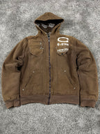 G-Star Vintage Padded Denim Work Jacket "Washed Brown" (S)