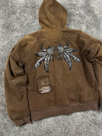 G-Star Vintage Padded Denim Work Jacket "Washed Brown" (S)