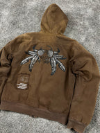G-Star Vintage Padded Denim Work Jacket "Washed Brown" (S)