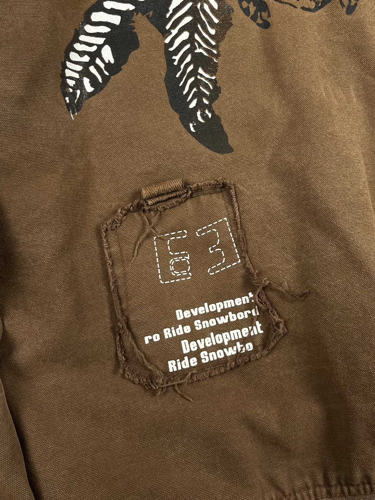 G-Star Vintage Padded Denim Work Jacket "Washed Brown" (S)
