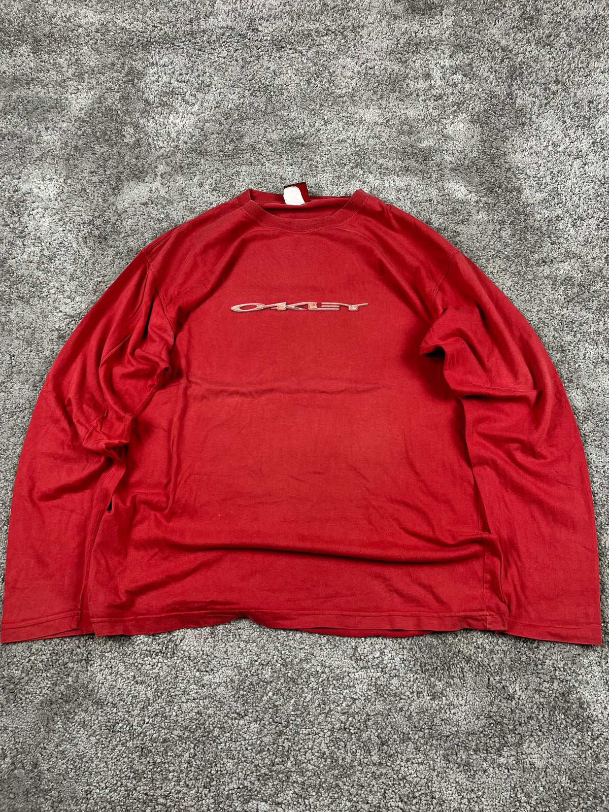 Oakley Vintage Long Sleeve T-Shirt "Red" (XL)