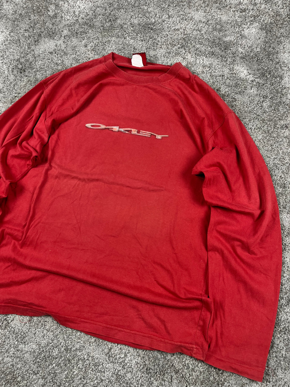 Oakley Vintage Long Sleeve T-Shirt "Red" (XL)