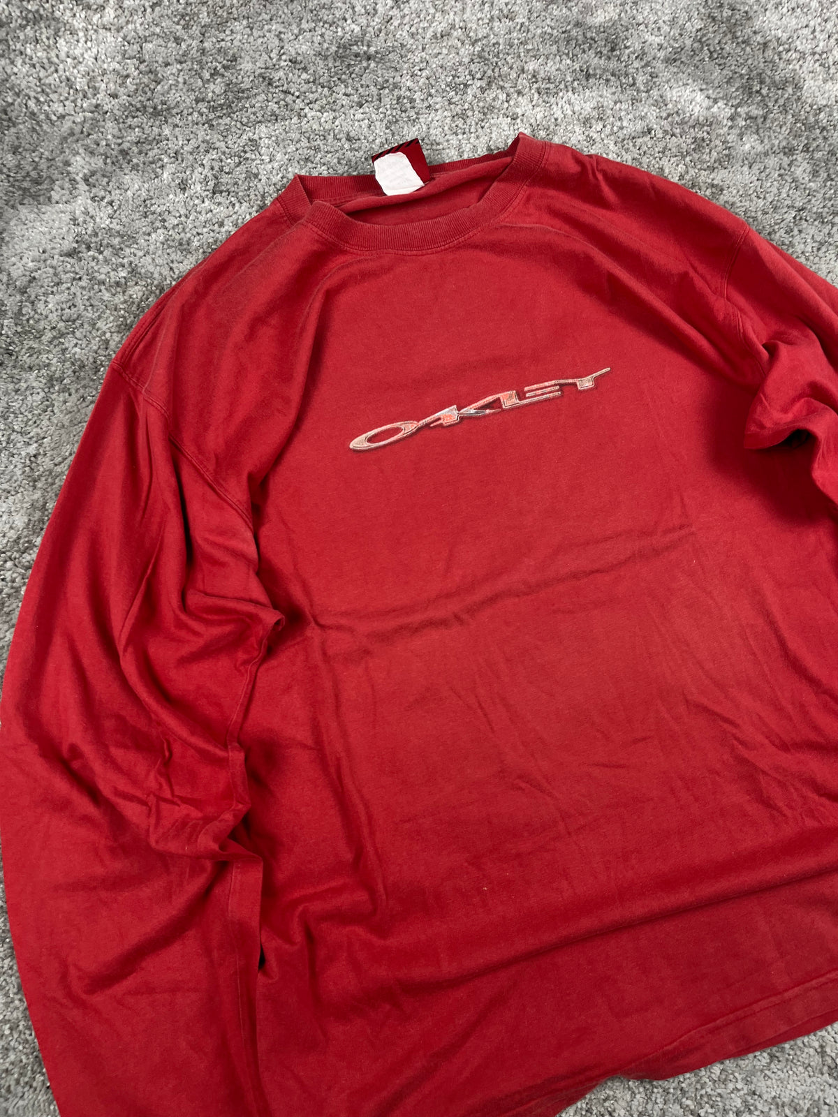Oakley Vintage Long Sleeve T-Shirt "Red" (XL)