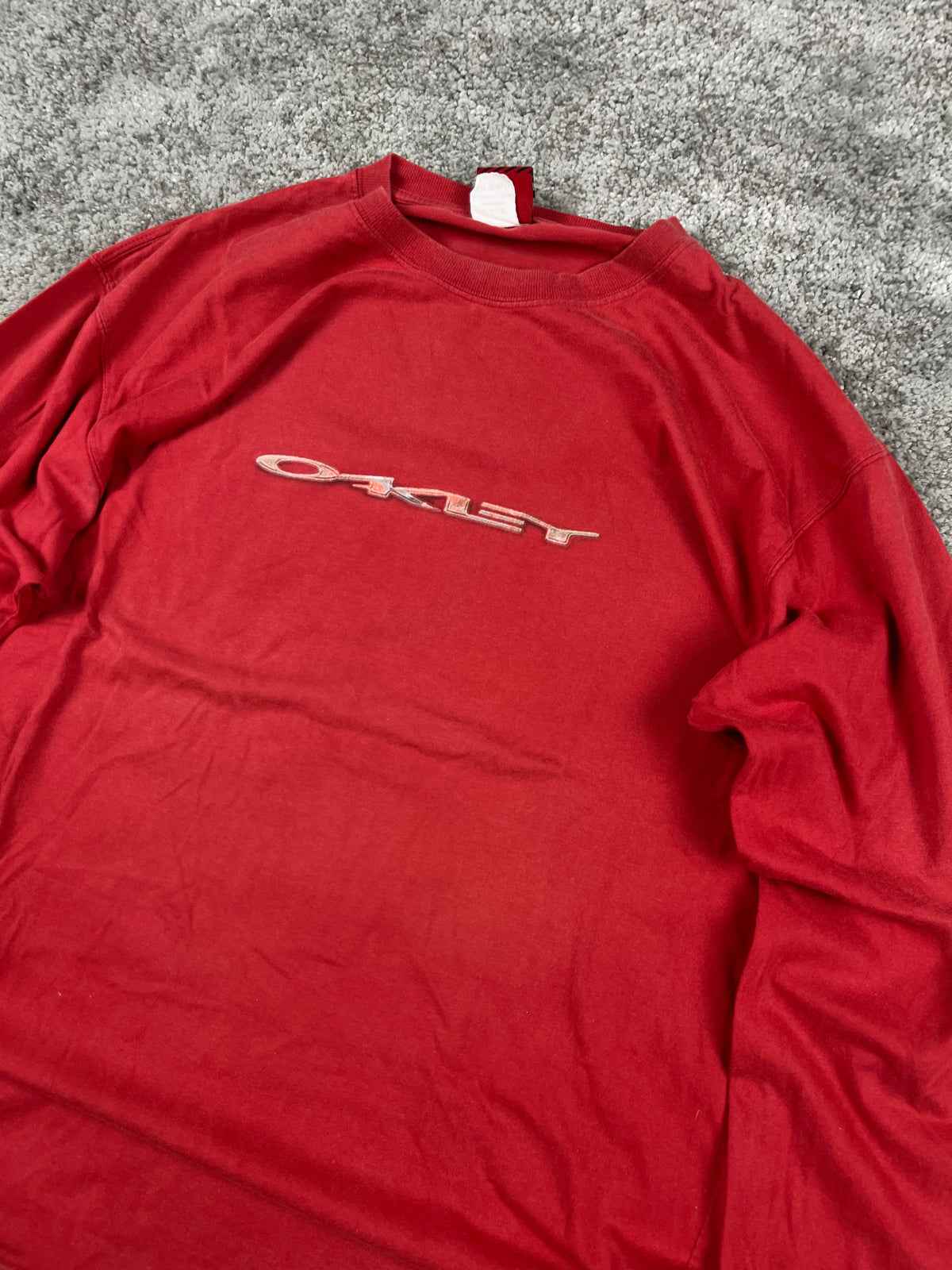 Oakley Vintage Long Sleeve T-Shirt "Red" (XL)
