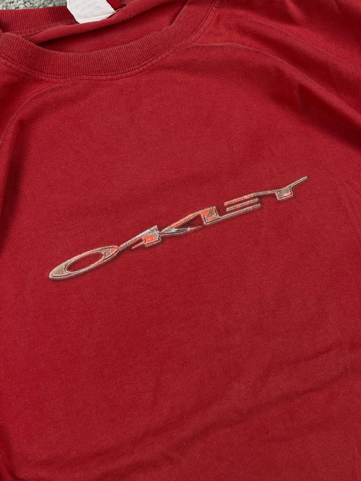 Oakley Vintage Long Sleeve T-Shirt "Red" (XL)