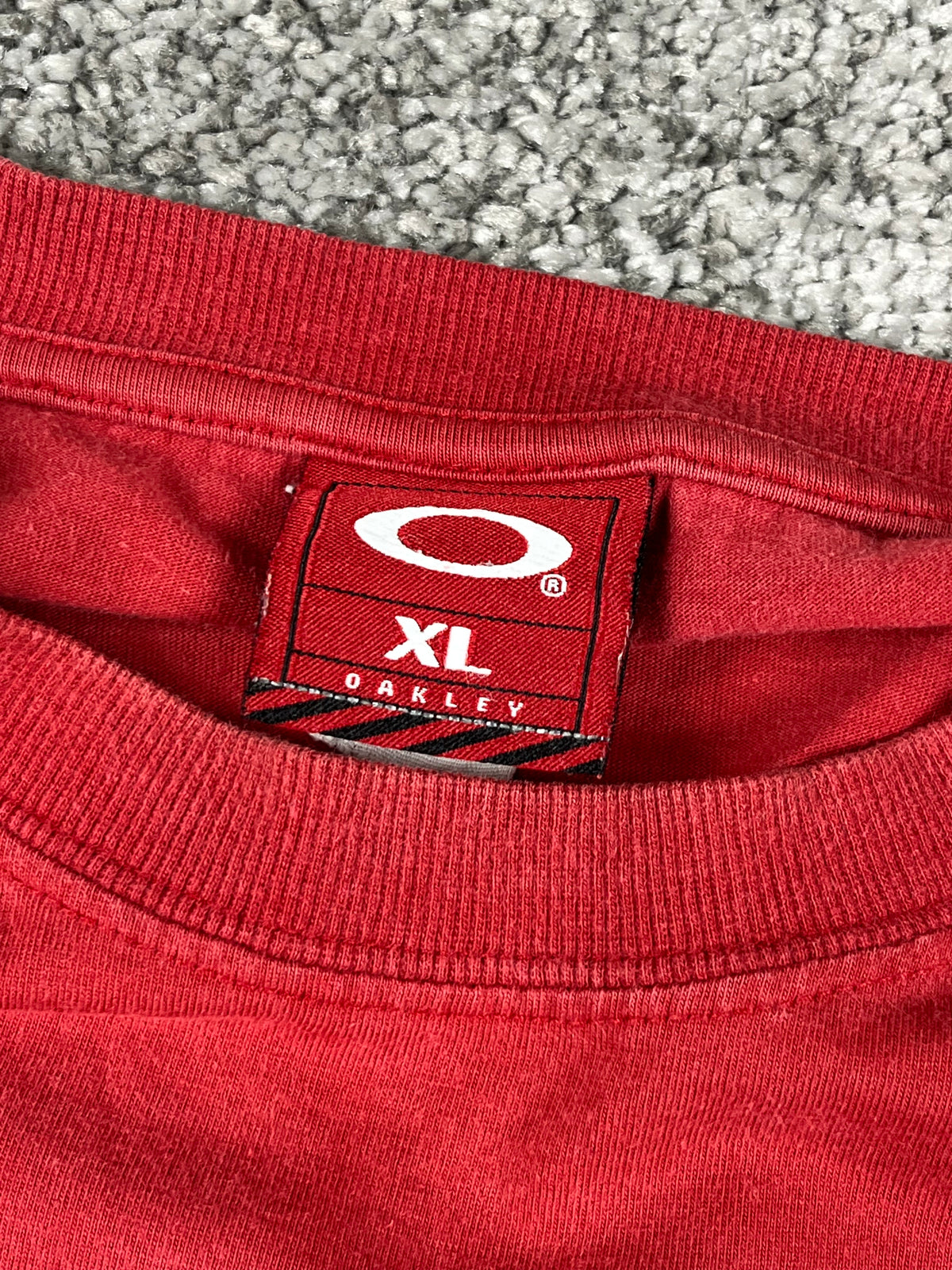 Oakley Vintage Long Sleeve T-Shirt "Red" (XL)
