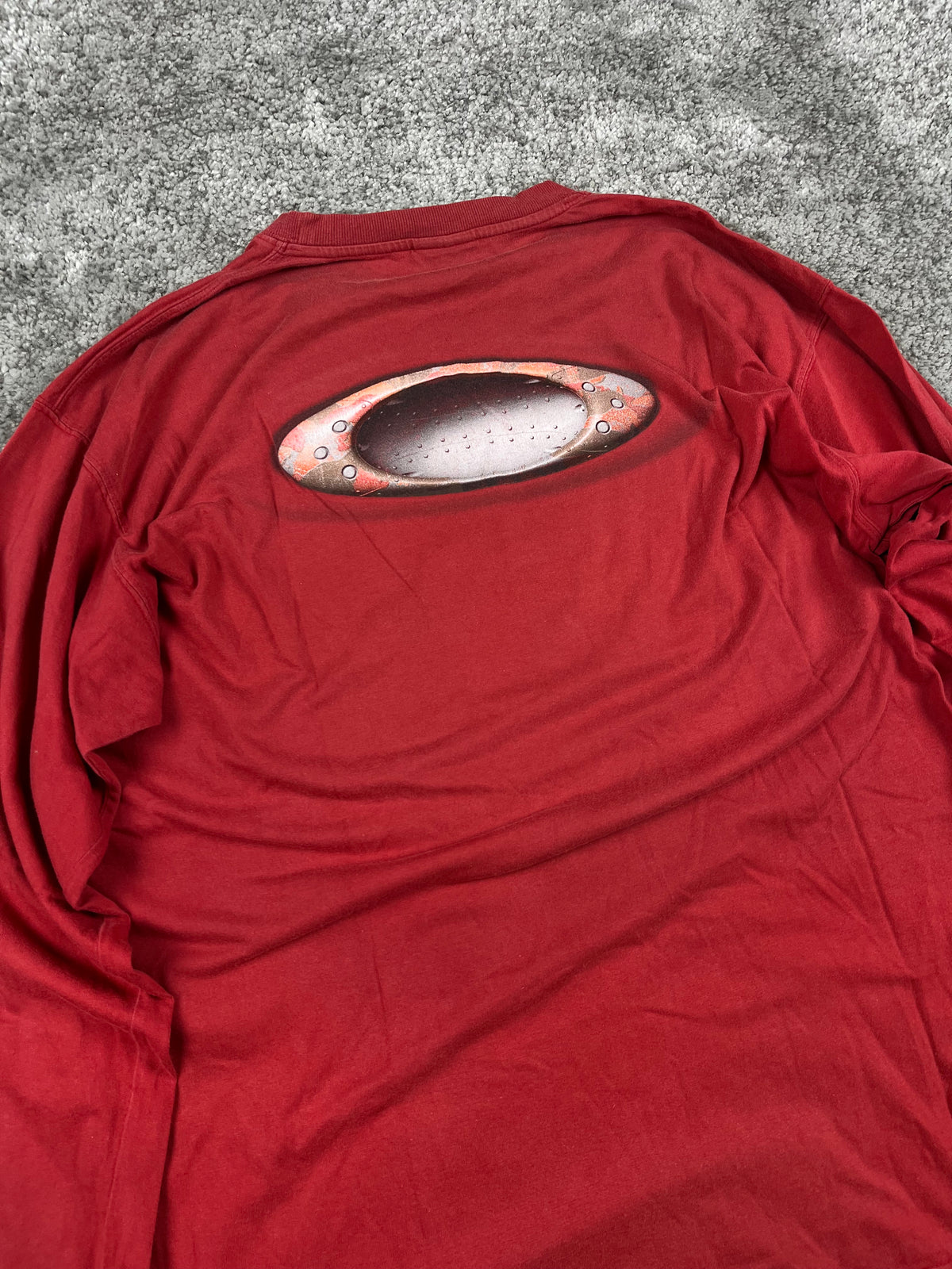 Oakley Vintage Long Sleeve T-Shirt "Red" (XL)