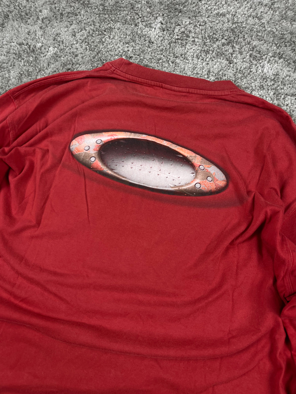 Oakley Vintage Long Sleeve T-Shirt "Red" (XL)