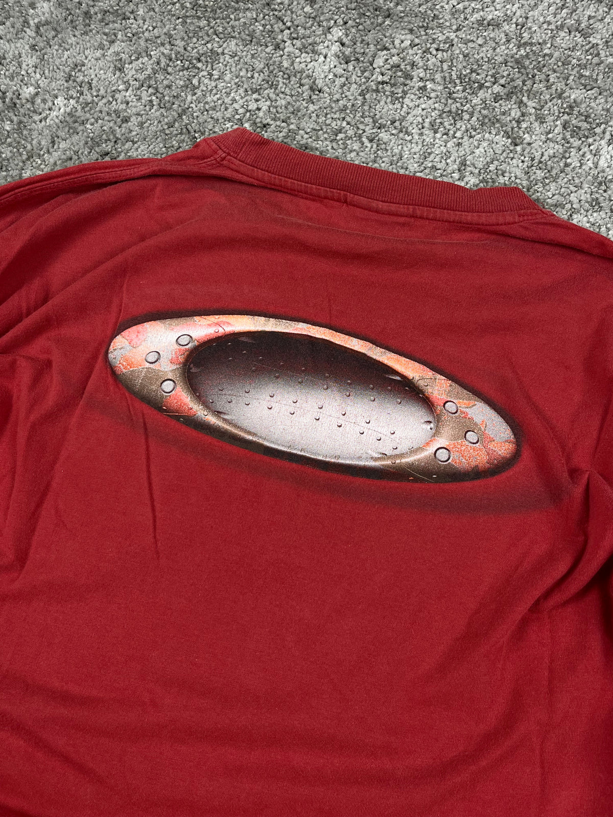 Oakley Vintage Long Sleeve T-Shirt "Red" (XL)