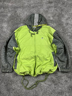 Adidas Padded Track Jacket Vintage "Green/Grey" (M)