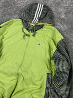 Adidas Padded Track Jacket Vintage "Green/Grey" (M)