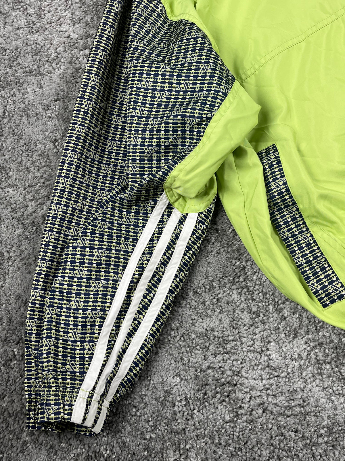Adidas Padded Track Jacket Vintage "Green/Grey" (M)