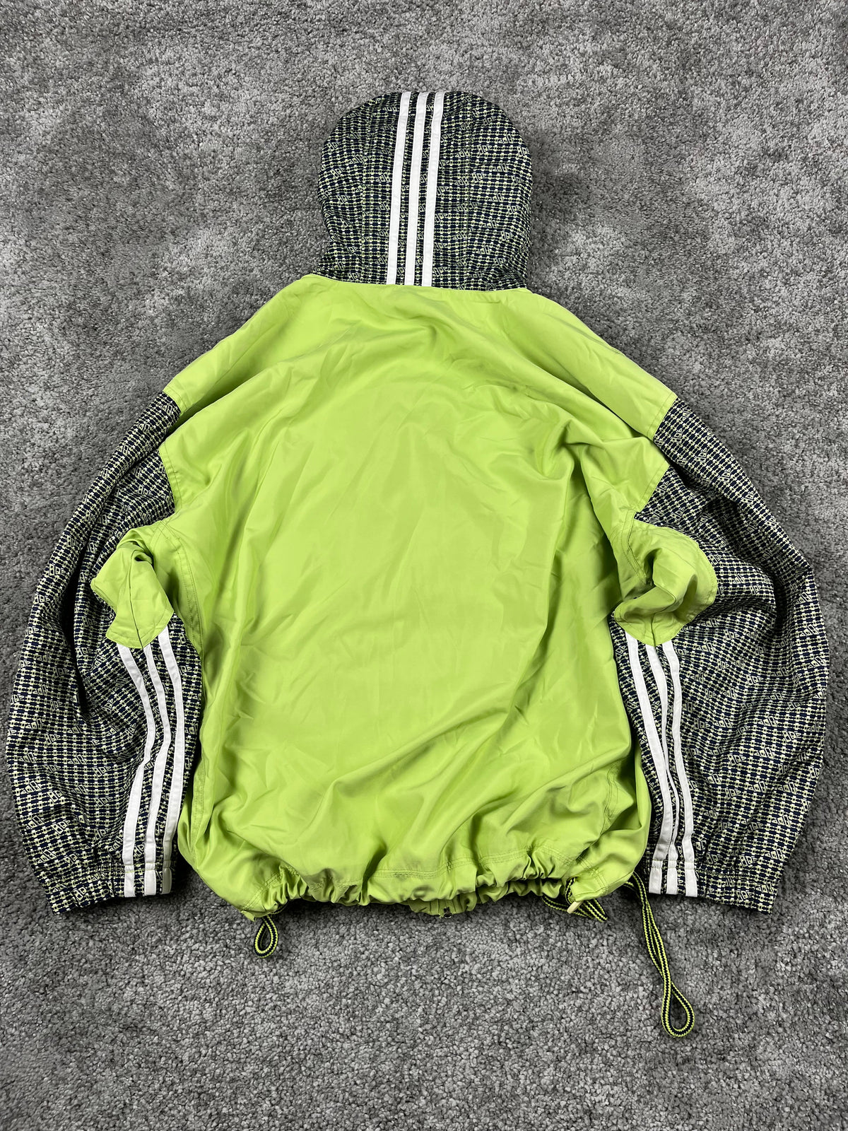 Adidas Padded Track Jacket Vintage "Green/Grey" (M)