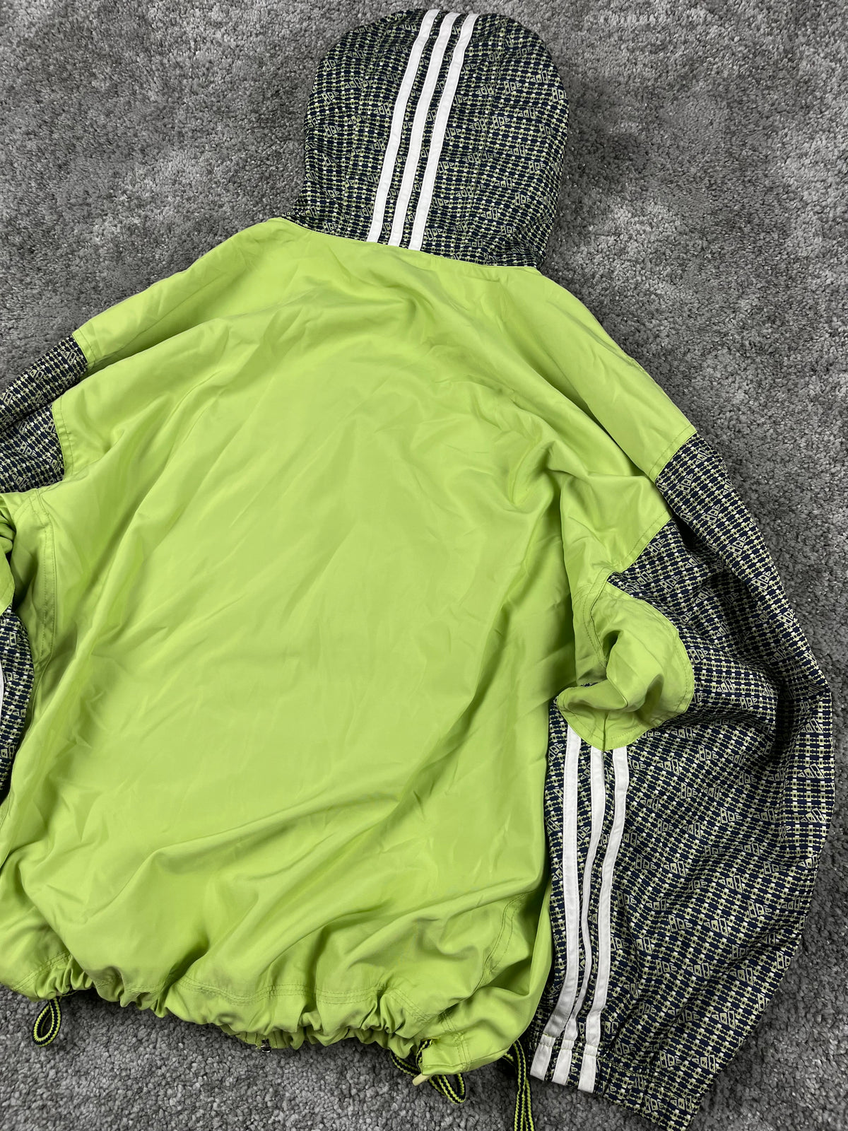 Adidas Padded Track Jacket Vintage "Green/Grey" (M)