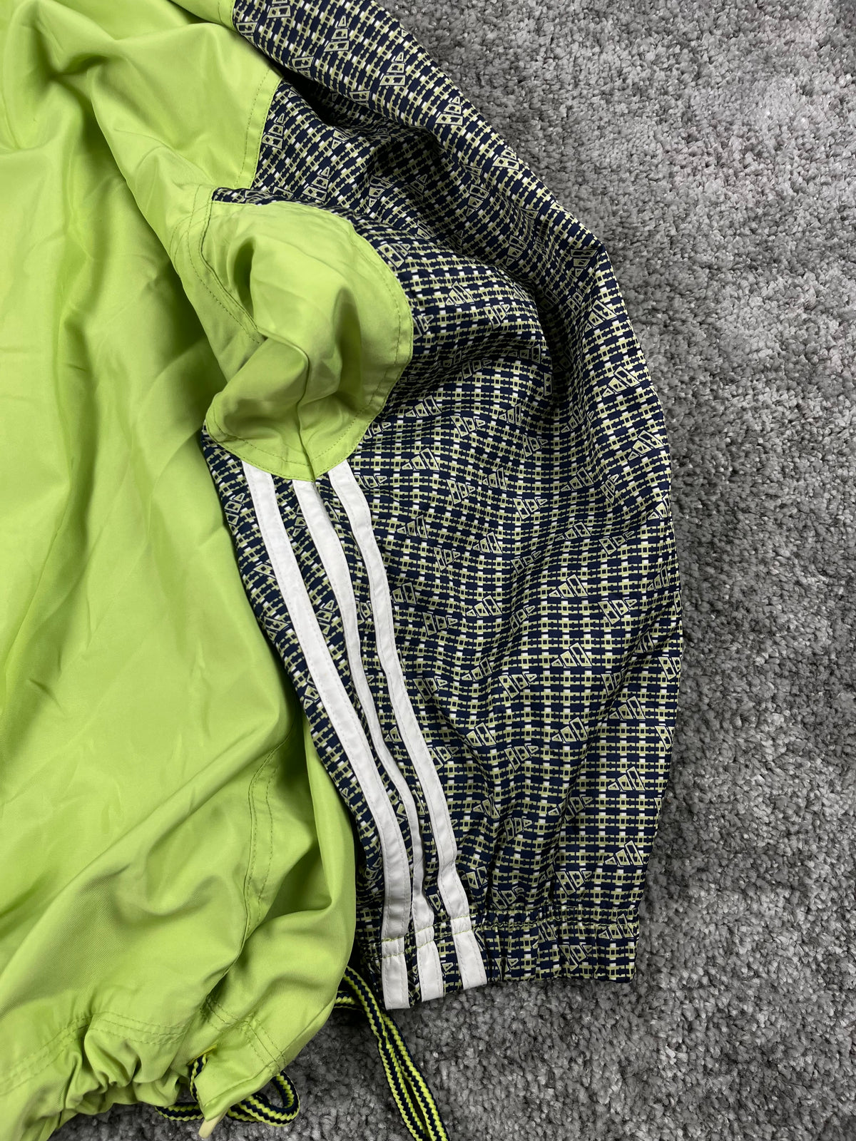 Adidas Padded Track Jacket Vintage "Green/Grey" (M)