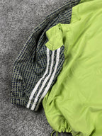 Adidas Padded Track Jacket Vintage "Green/Grey" (M)