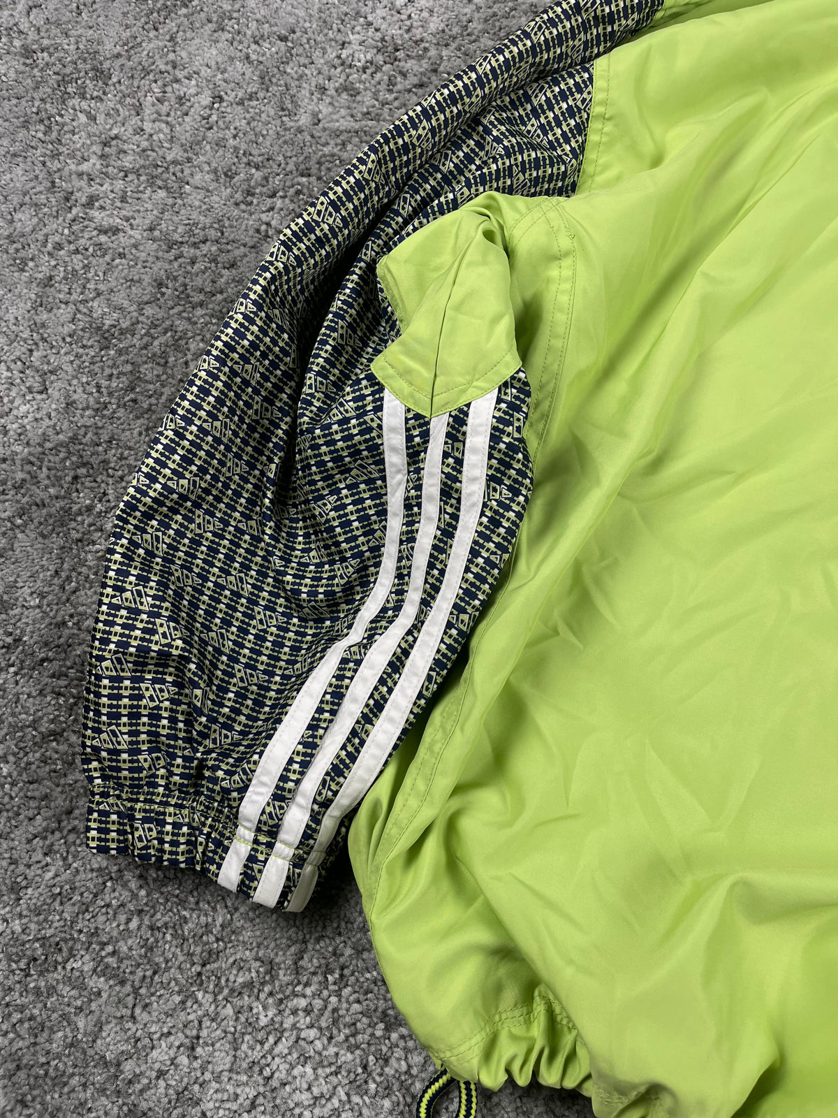 Adidas Padded Track Jacket Vintage "Green/Grey" (M)
