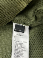 Diesel Vintage Knit Sweater "Olive Green" Number Logo (L)