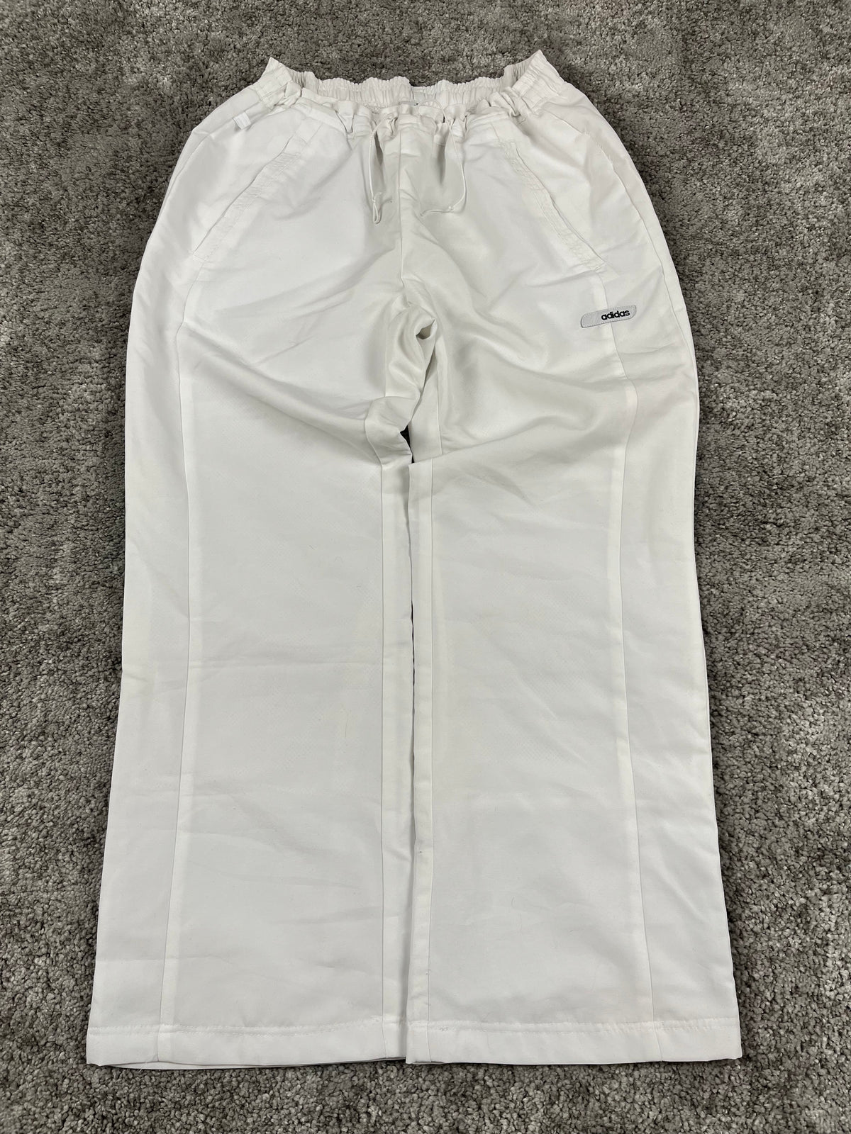 Adidas Trackpant Vintage Y2K 2000S "White" (XS)