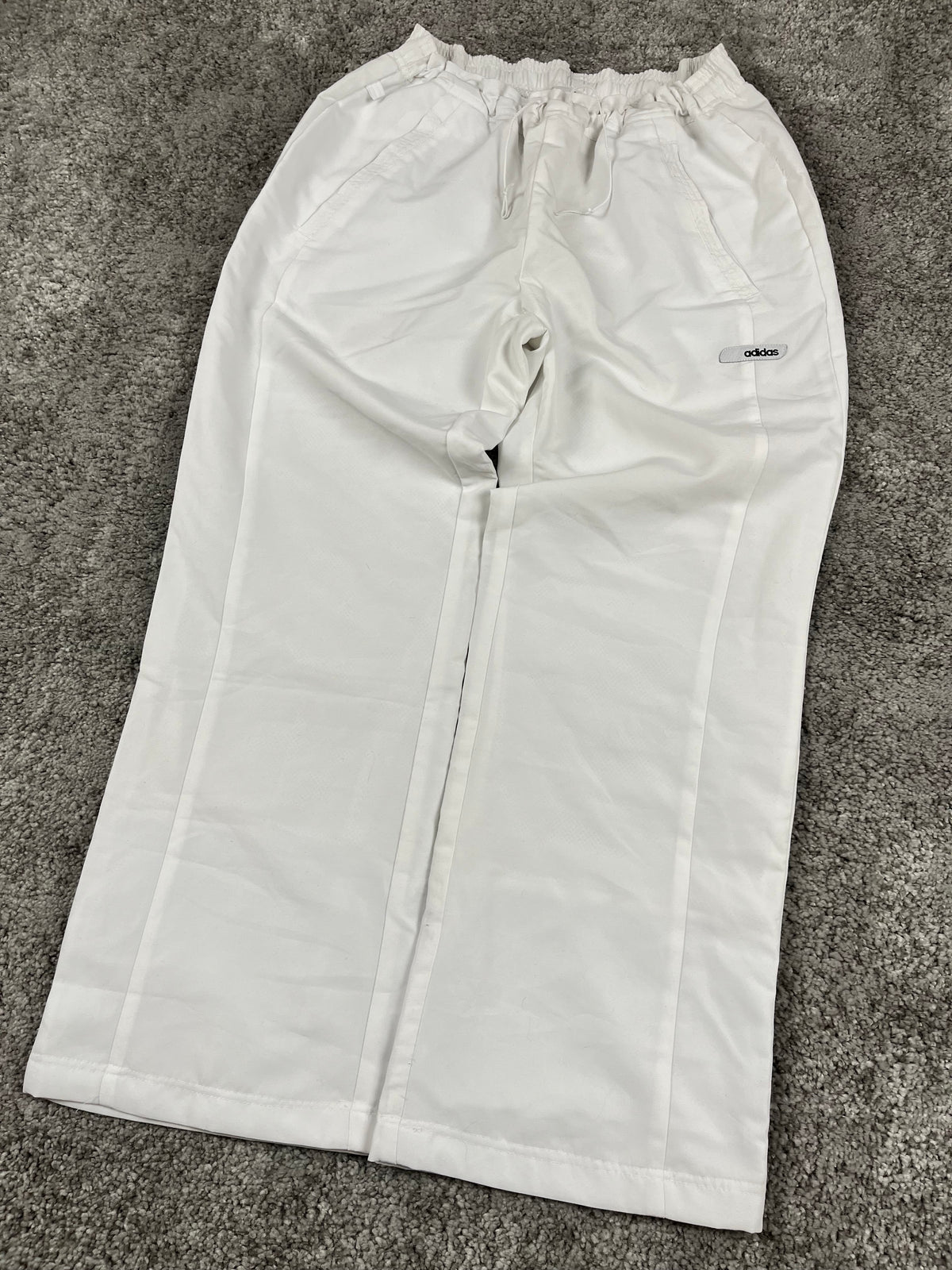 Adidas Trackpant Vintage Y2K 2000S "White" (XS)