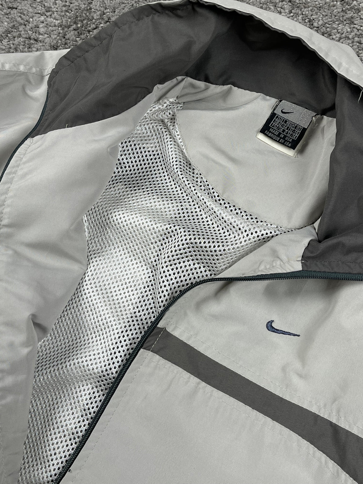 Nike TrackJacket Vintage Y2K 2000s "Gray" (L)