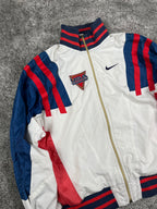 Nike Track Jacket Vintage 80S Made in USA "White/Blue/Red" (L)