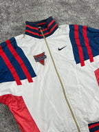 Nike Track Jacket Vintage 80S Made in USA "White/Blue/Red" (L)