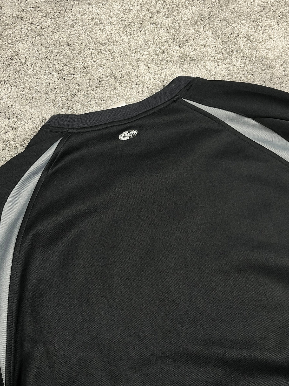 Adidas Crewneck Sweatshirt Vintage Y2K 2000S "Black/Grey/Red" (XXL)