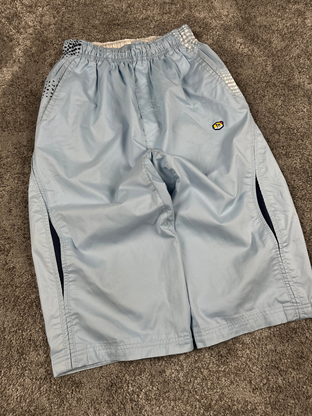 Nike TN Track Pant 3/4 Vintage Y2K 2000S "Baby Blue/White" (M)
