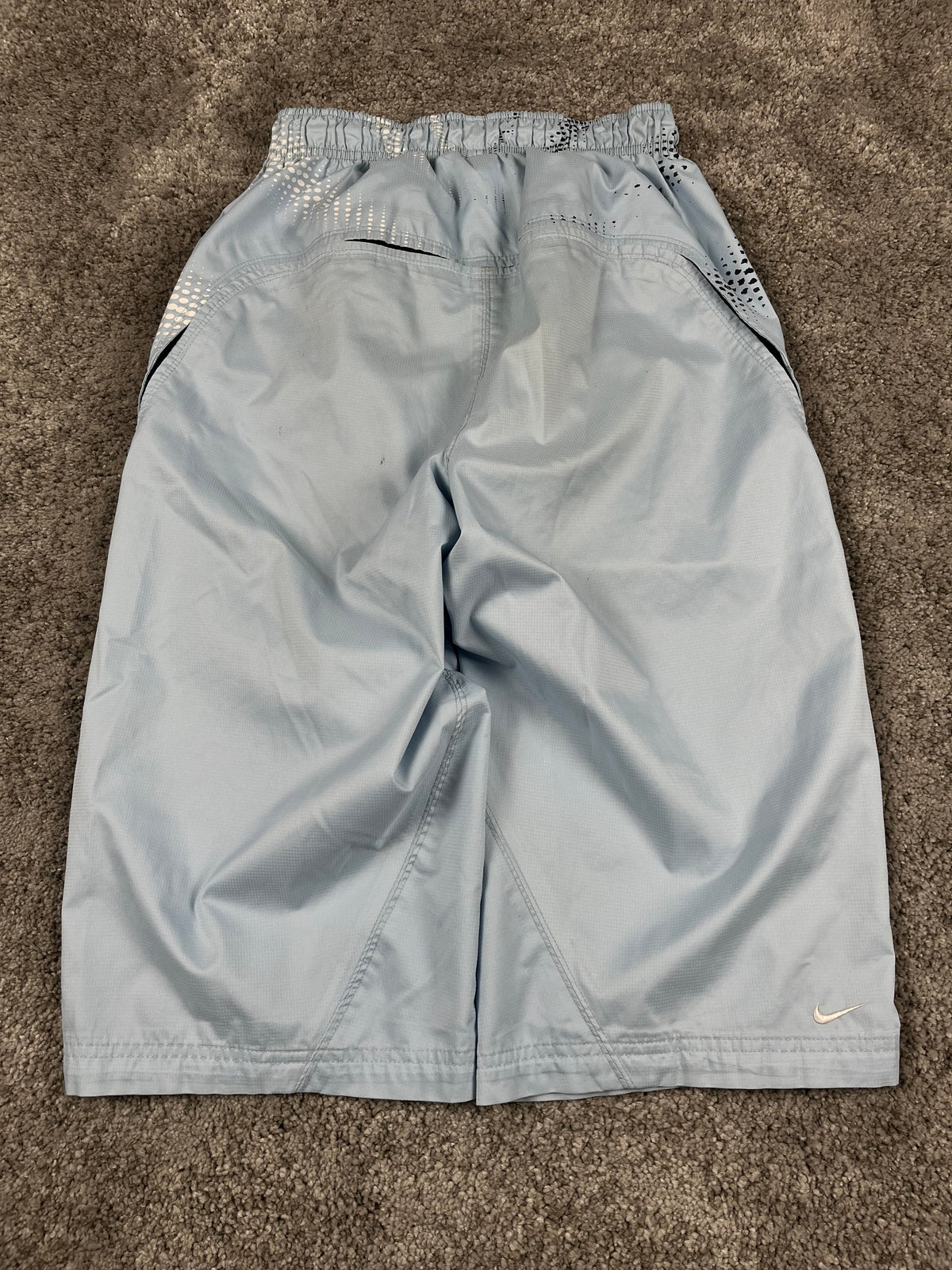 Nike TN Track Pant 3/4 Vintage Y2K 2000S "Baby Blue/White" (M)