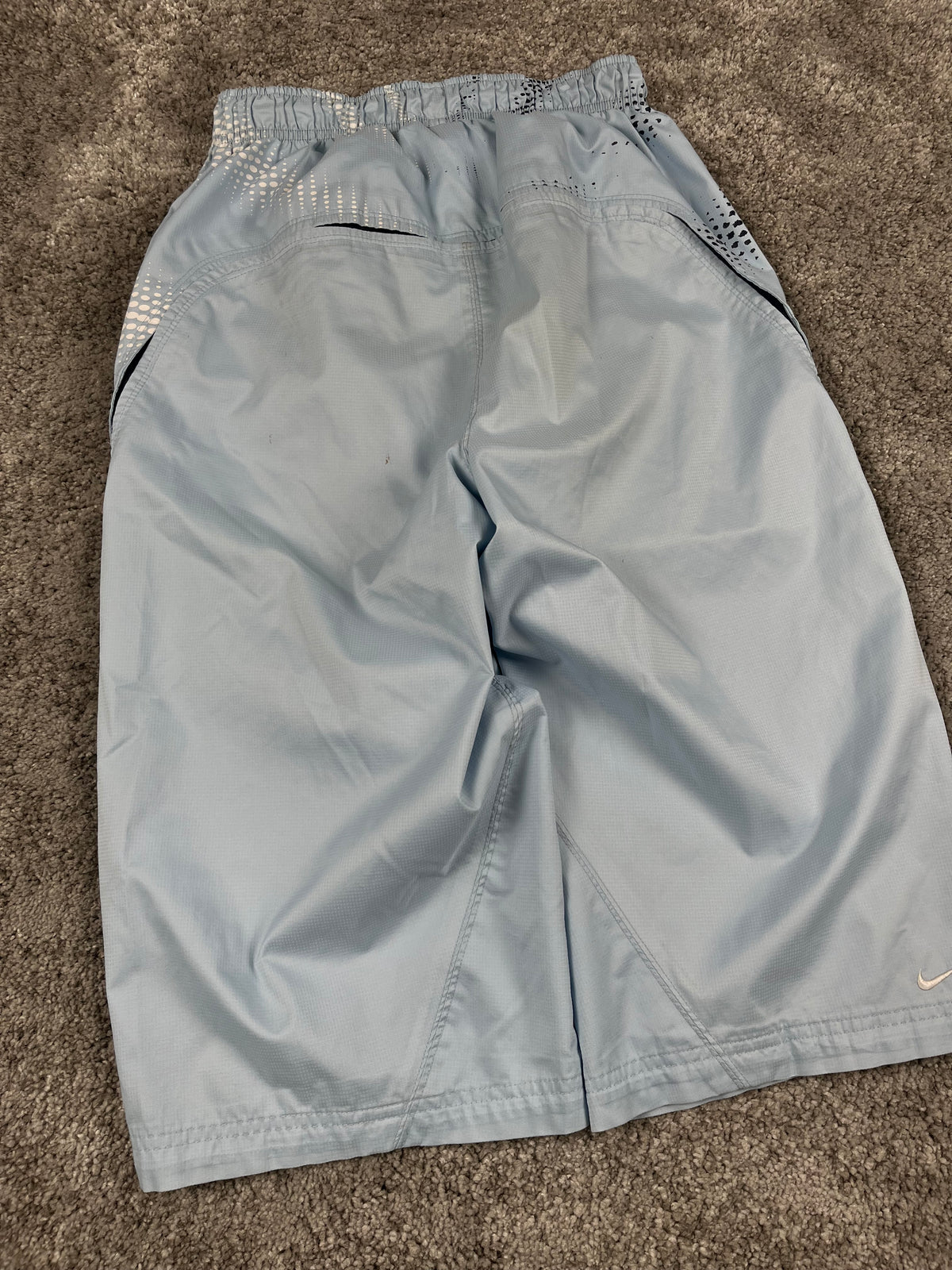 Nike TN Track Pant 3/4 Vintage Y2K 2000S "Baby Blue/White" (M)