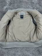 G-Star Puffer Vest Vintage Y2K 2000S "White/Beige" (M)