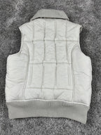 G-Star Puffer Vest Vintage Y2K 2000S "White/Beige" (M)