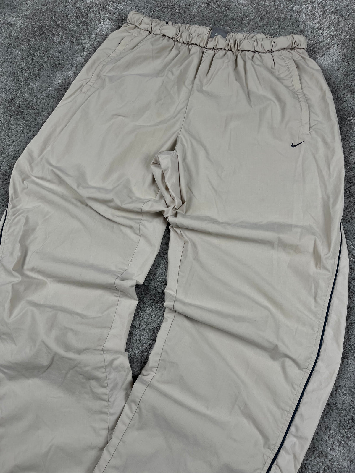 Nike Trackpant Vintage Y2K 2000s "Beig/Gray" (XL)