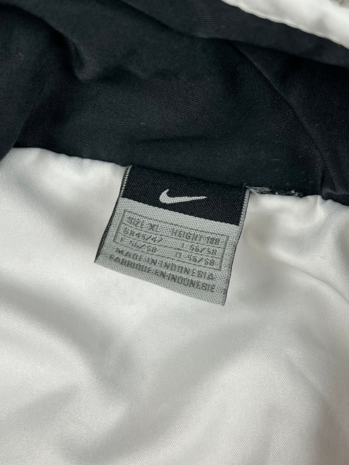 Nike T90 TrackJacket Vintage Y2K 2000s "Black/White" (XL)