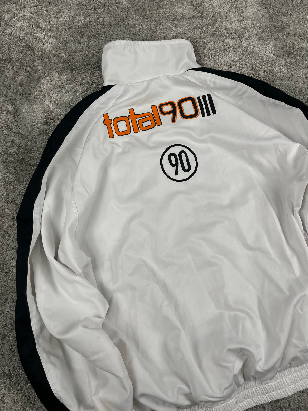 Nike T90 TrackJacket Vintage Y2K 2000s "Black/White" (XL)