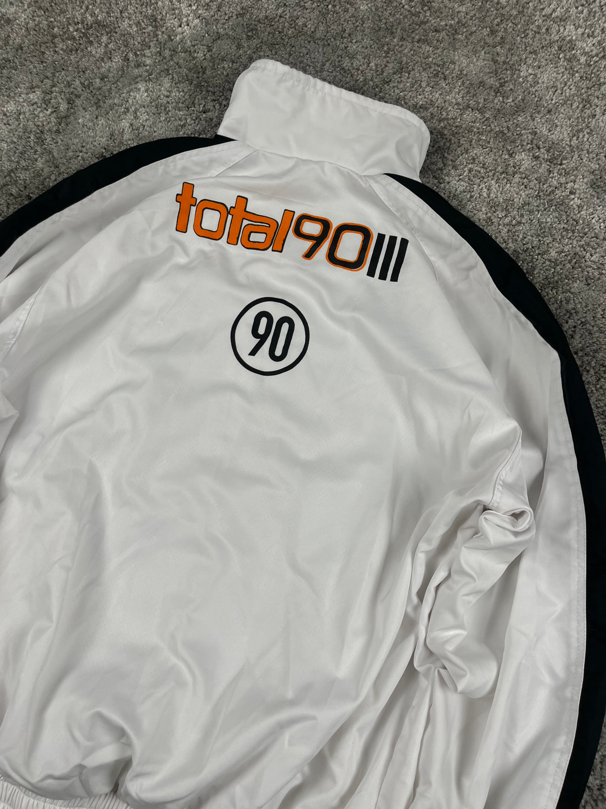 Nike T90 TrackJacket Vintage Y2K 2000s "Black/White" (XL)