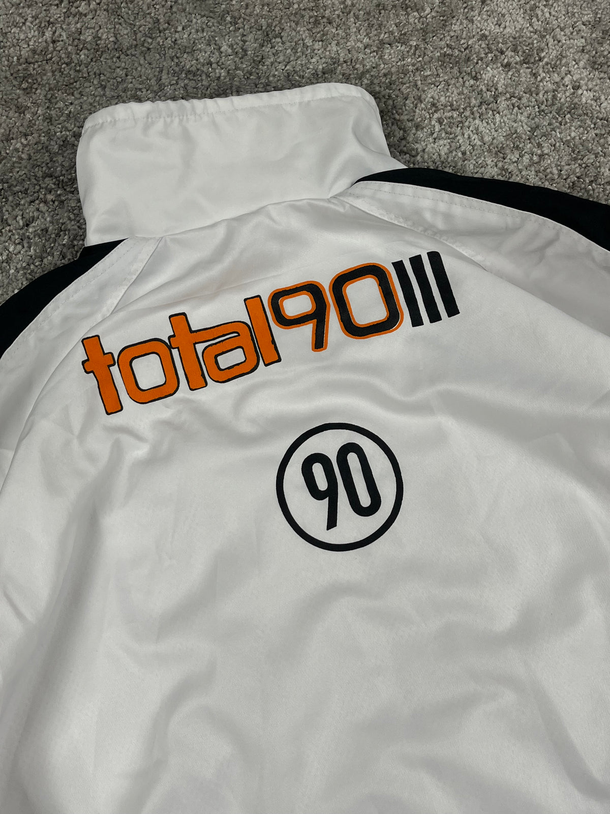 Nike T90 TrackJacket Vintage Y2K 2000s "Black/White" (XL)