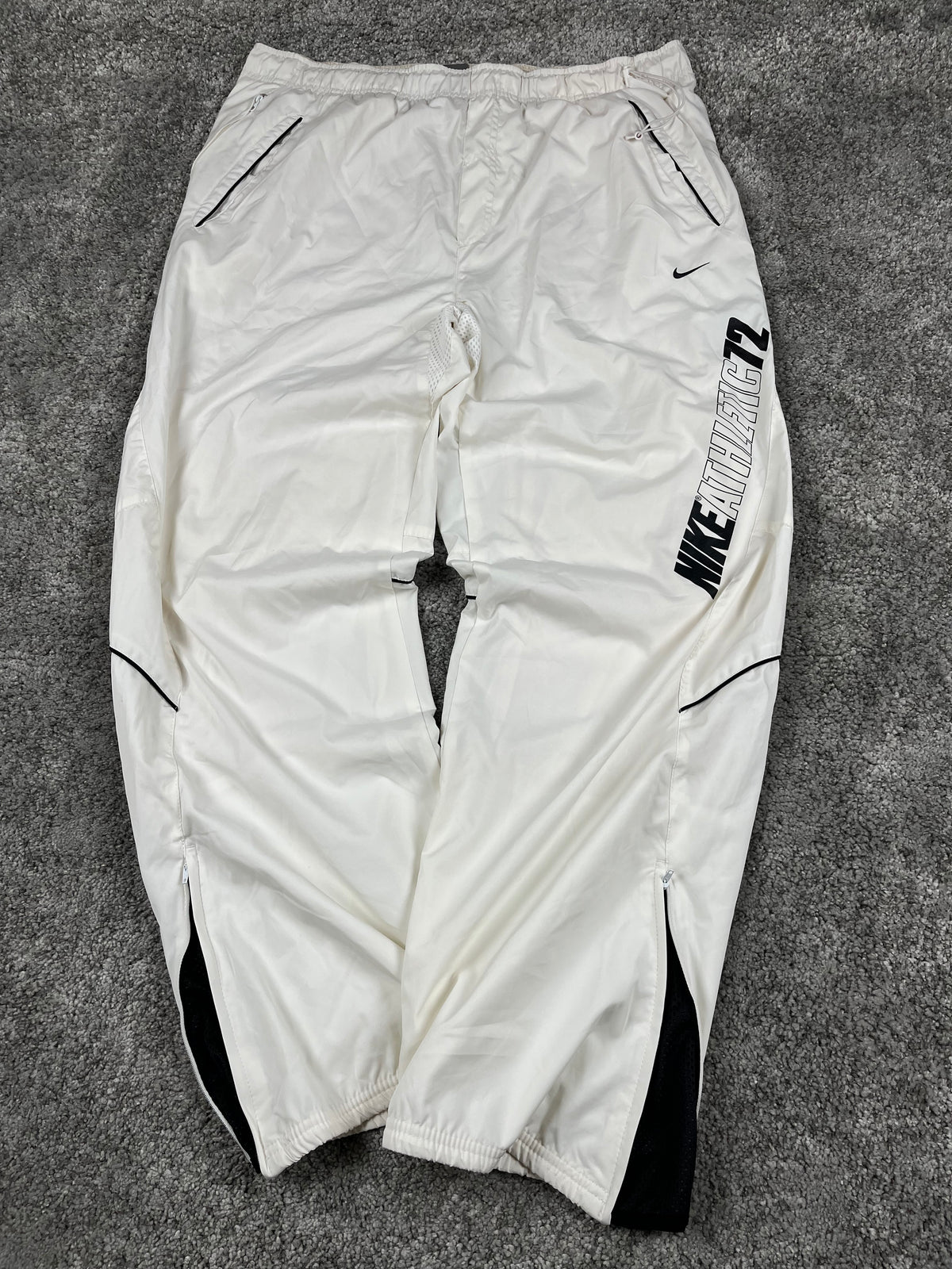 Nike Trackpant Vintage Y2K 2000s "Black/White" (XL)