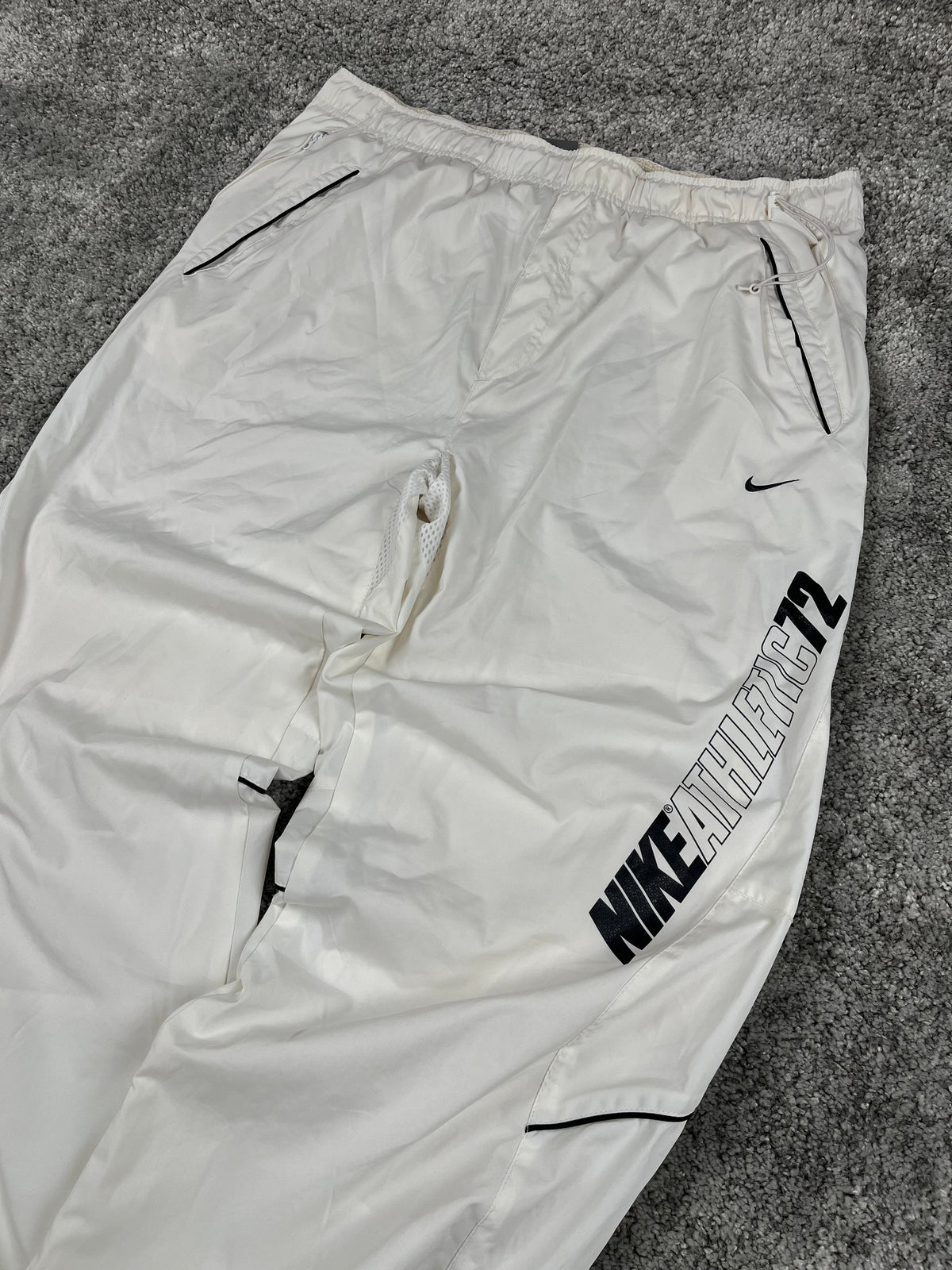 Nike Trackpant Vintage Y2K 2000s "Black/White" (XL)