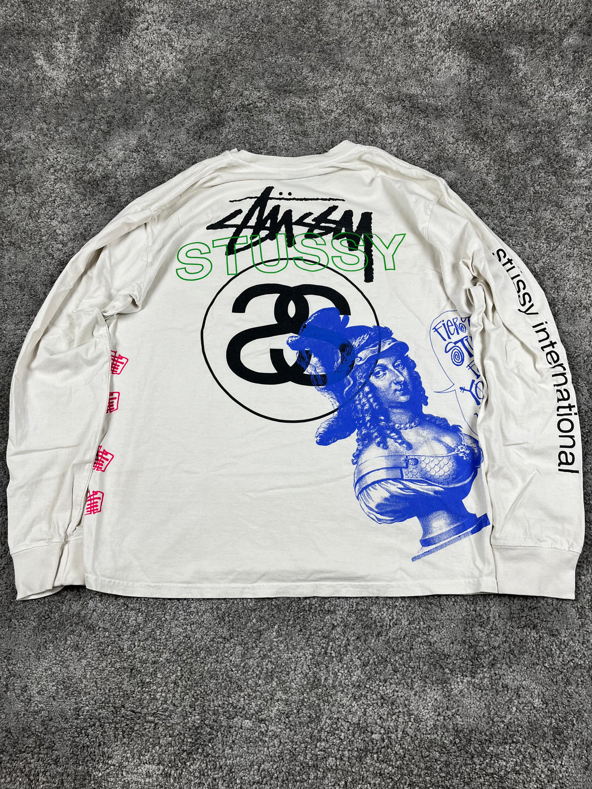 Stüssy Gallery LS Tee Graphic Long Sleeve "White" (L)