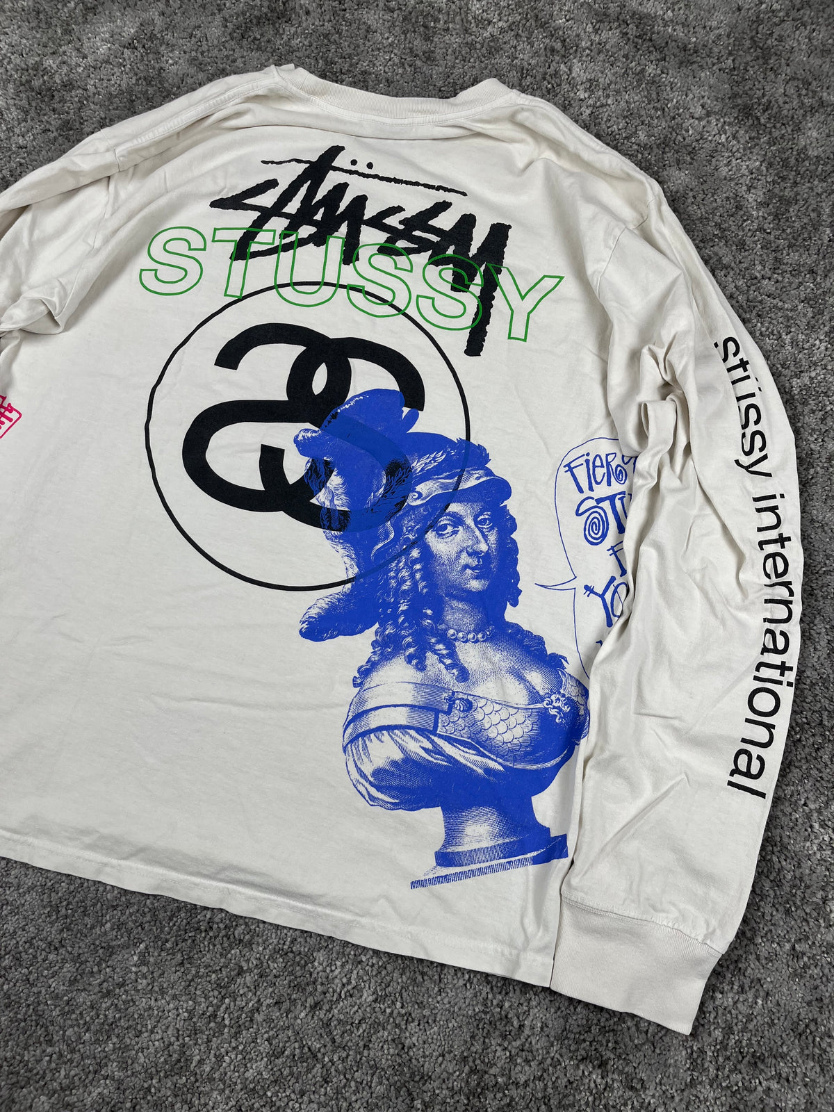 Stüssy Gallery LS Tee Graphic Long Sleeve "White" (L)