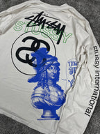 Stüssy Gallery LS Tee Graphic Long Sleeve "White" (L)