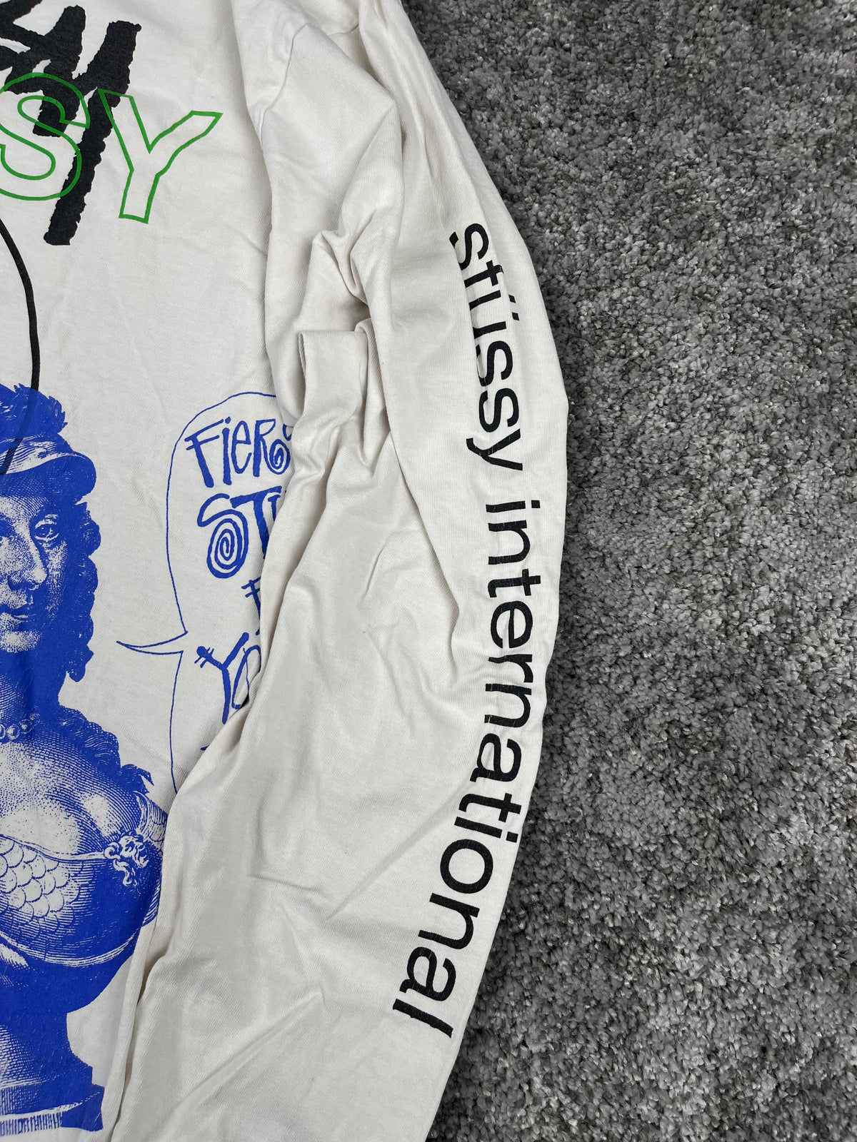 Stüssy Gallery LS Tee Graphic Long Sleeve "White" (L)