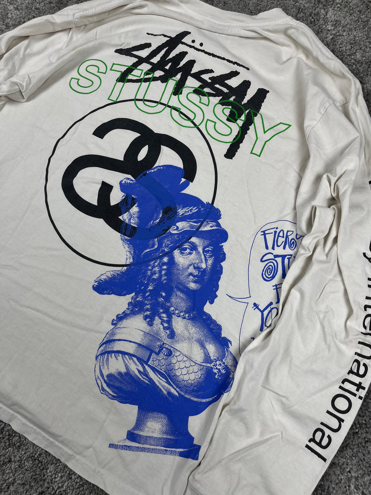 Stüssy Gallery LS Tee Graphic Long Sleeve "White" (L)