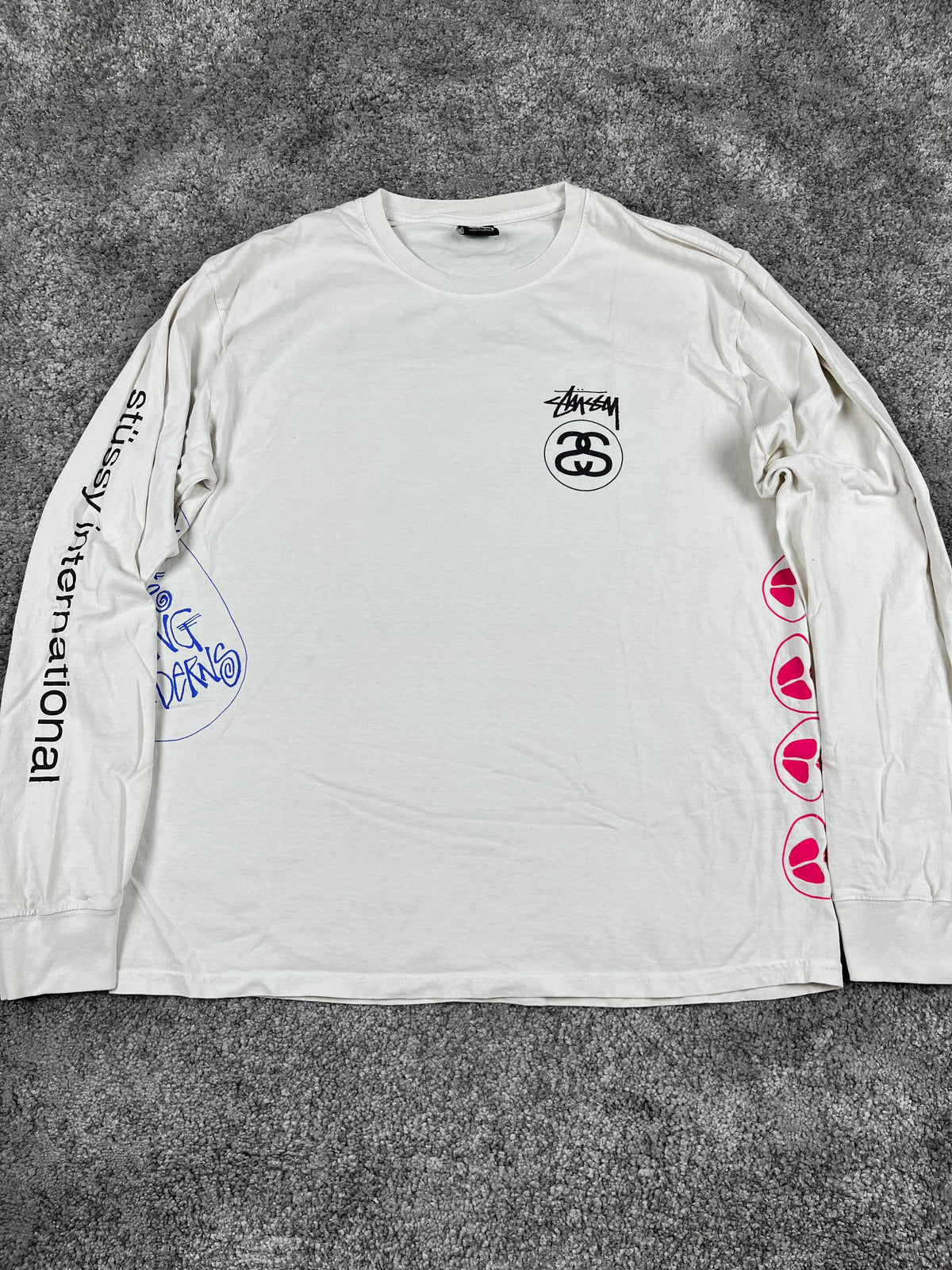Stüssy Gallery LS Tee Graphic Long Sleeve "White" (L)