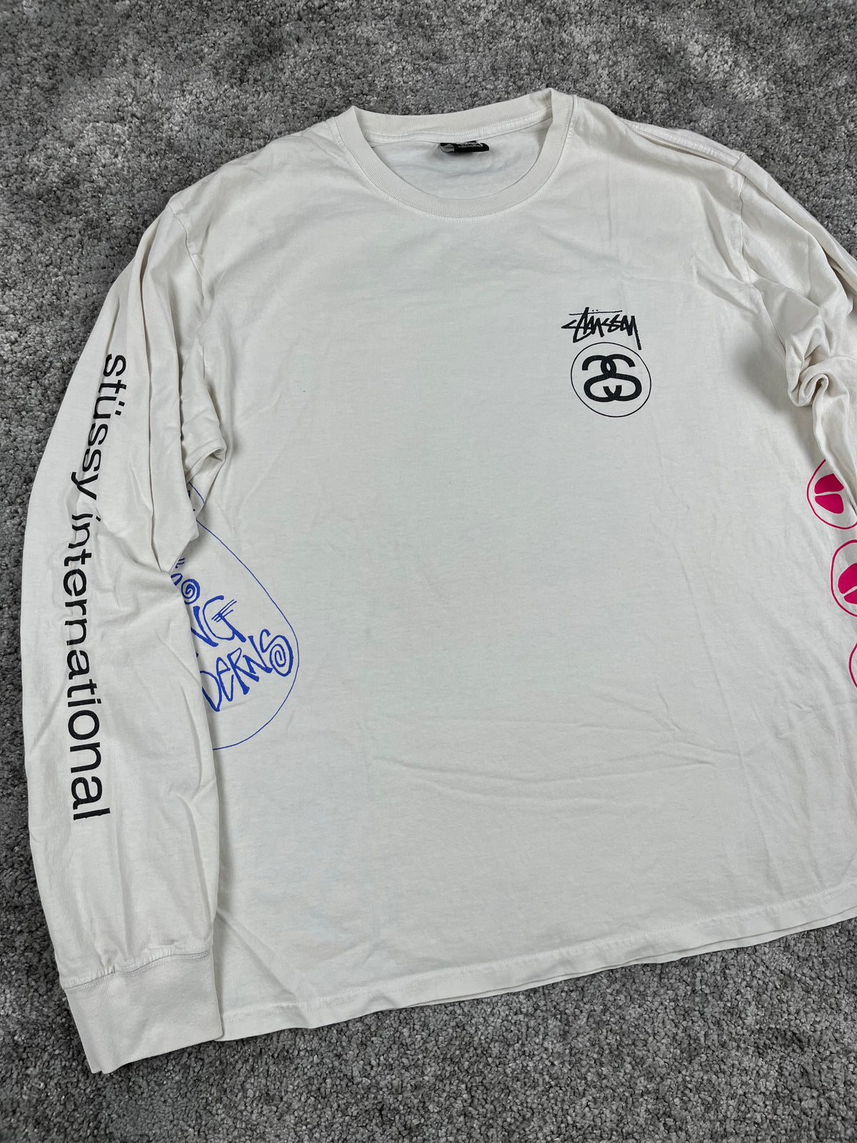 Stüssy Gallery LS Tee Graphic Long Sleeve "White" (L)