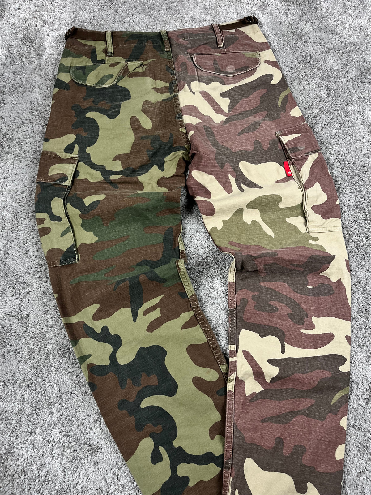 Levi's Premium Cargo Pants Vintage Y2K 2000S "Military Camo" (32/42)