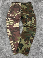 Levi's Premium Cargo Pants Vintage Y2K 2000S "Military Camo" (32/42)