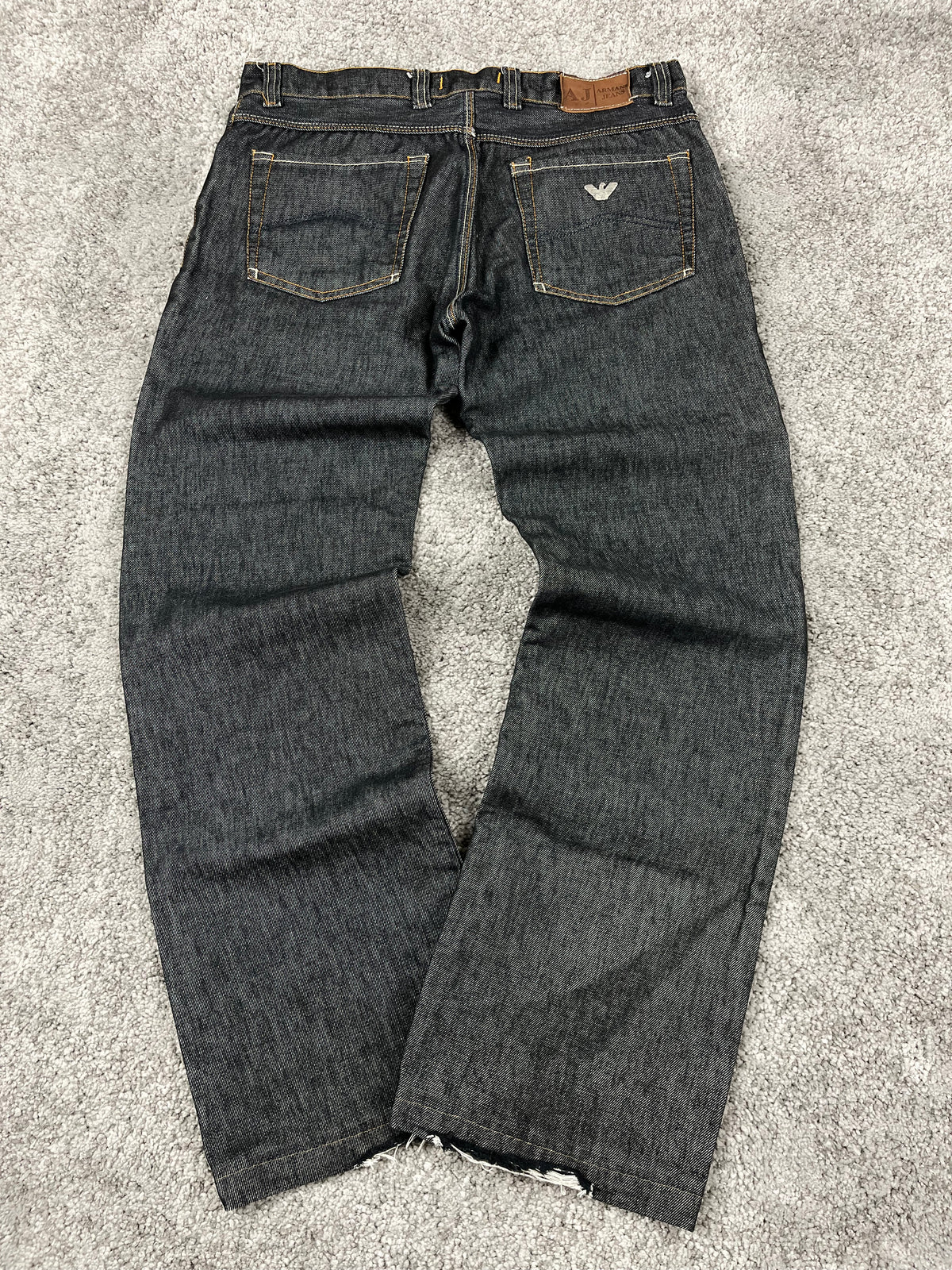 Armani Jeans Raw Denim Jeans Vintage Y2K 2000S "Raw Denim" (32/42)